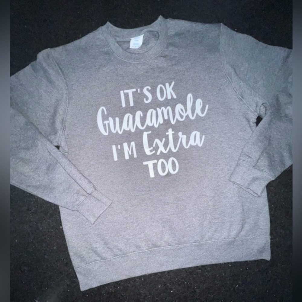 UEC GREY GUACAMOLE SOFT SWEATSHIRT SZ M